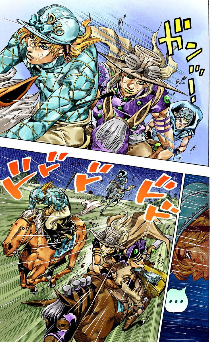 Манга Невероятные Приключения ДжоДжо Часть 7: Steel Ball Run (Цветная версия) - Глава 38 Страница 30