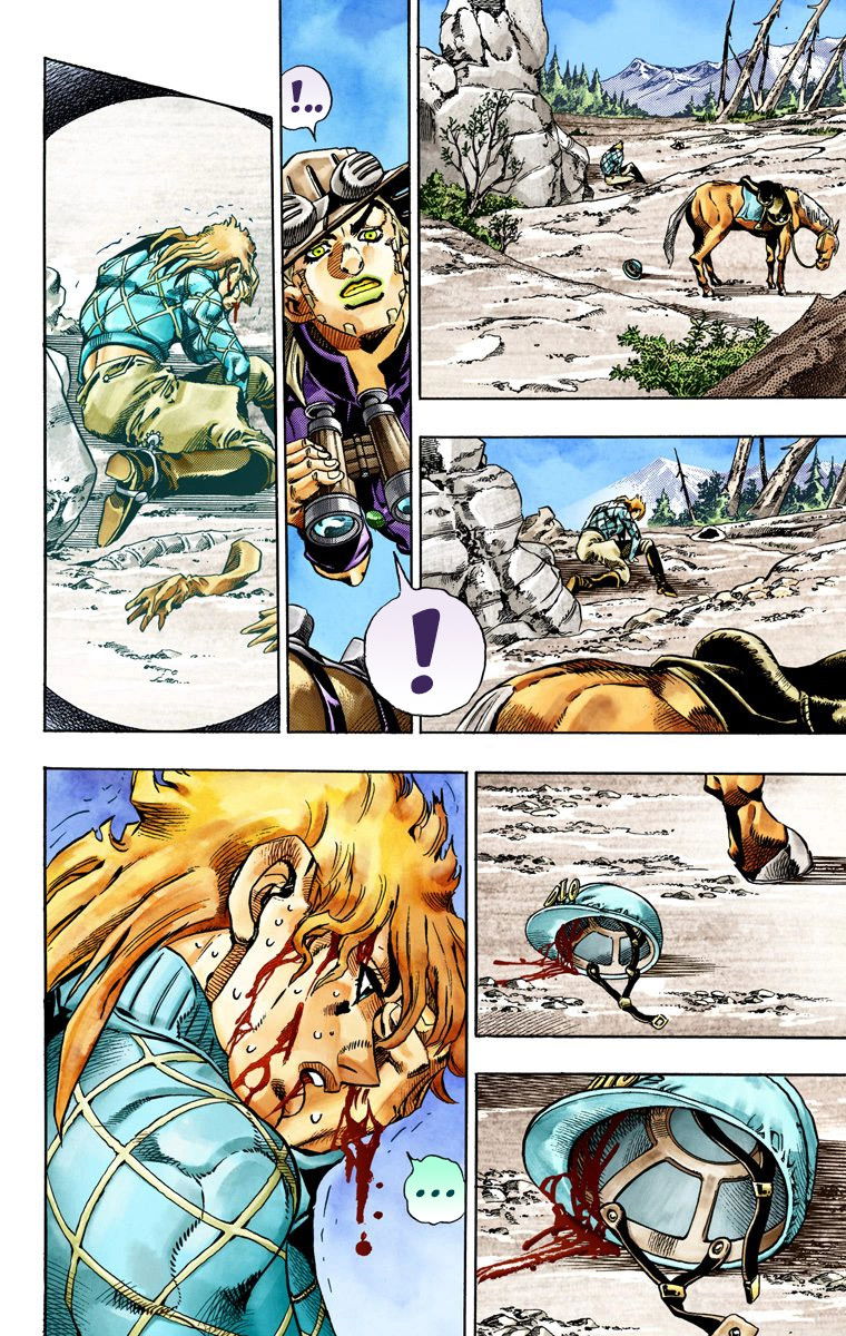 Манга Невероятные Приключения ДжоДжо Часть 7: Steel Ball Run (Цветная версия) - Глава 28 Страница 21