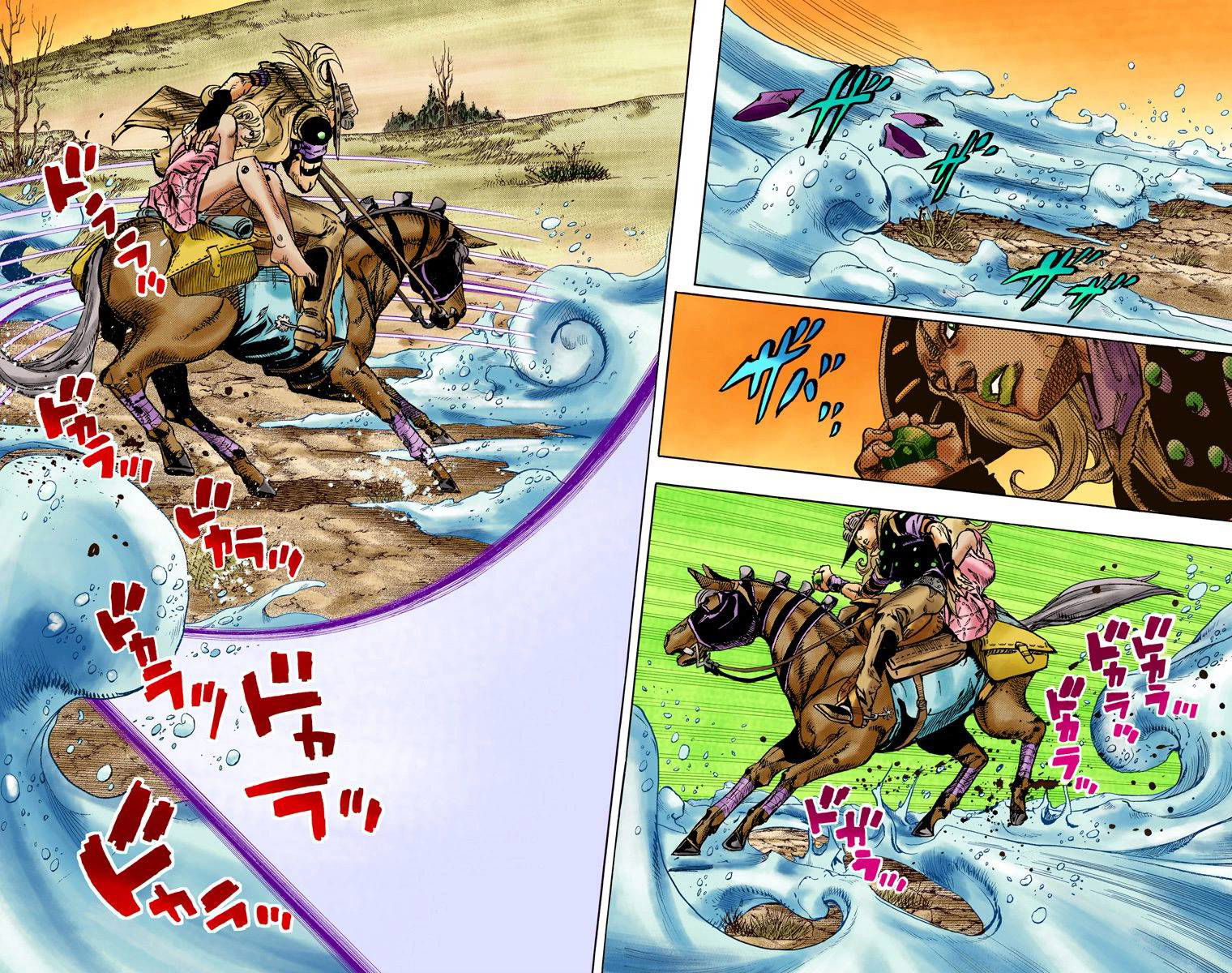 Манга Невероятные Приключения ДжоДжо Часть 7: Steel Ball Run (Цветная версия) - Глава 81 Страница 51